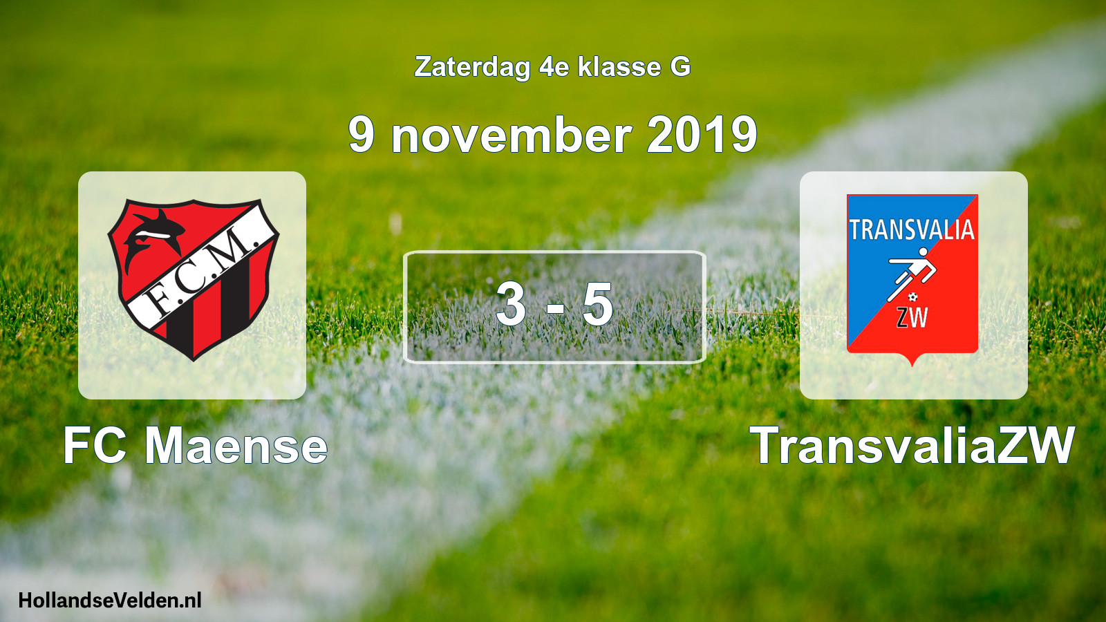 Total number of matches played: FC Maense - TransvaliaZW 3 - 5 (9 November 2019)