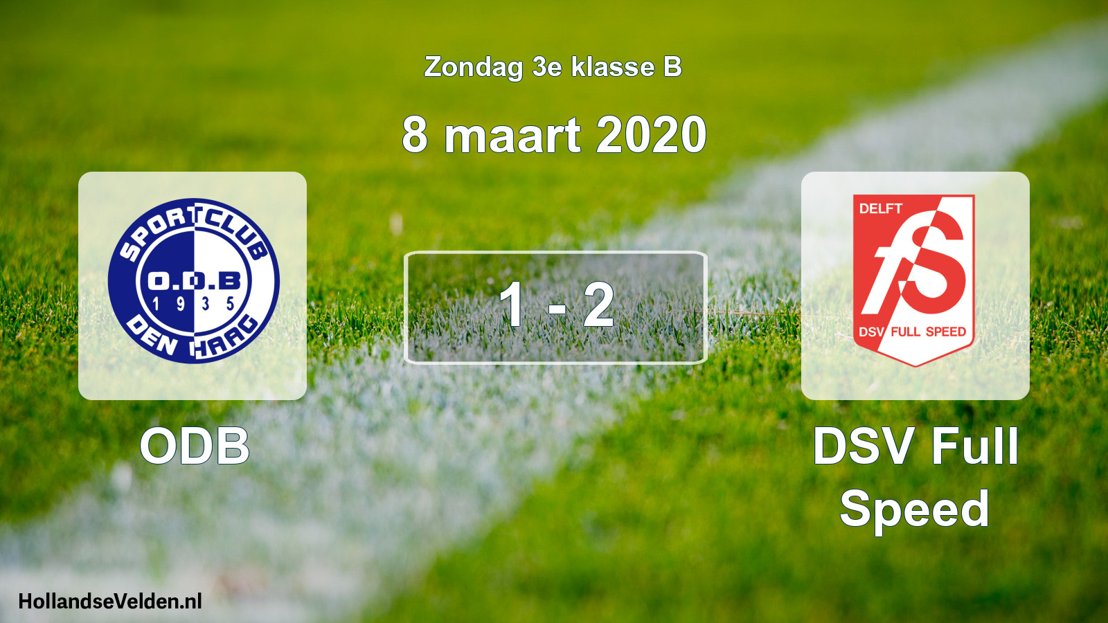 Total number of matches played: ODB - DSV Full Speed 1 - 2 (8 March 2020)