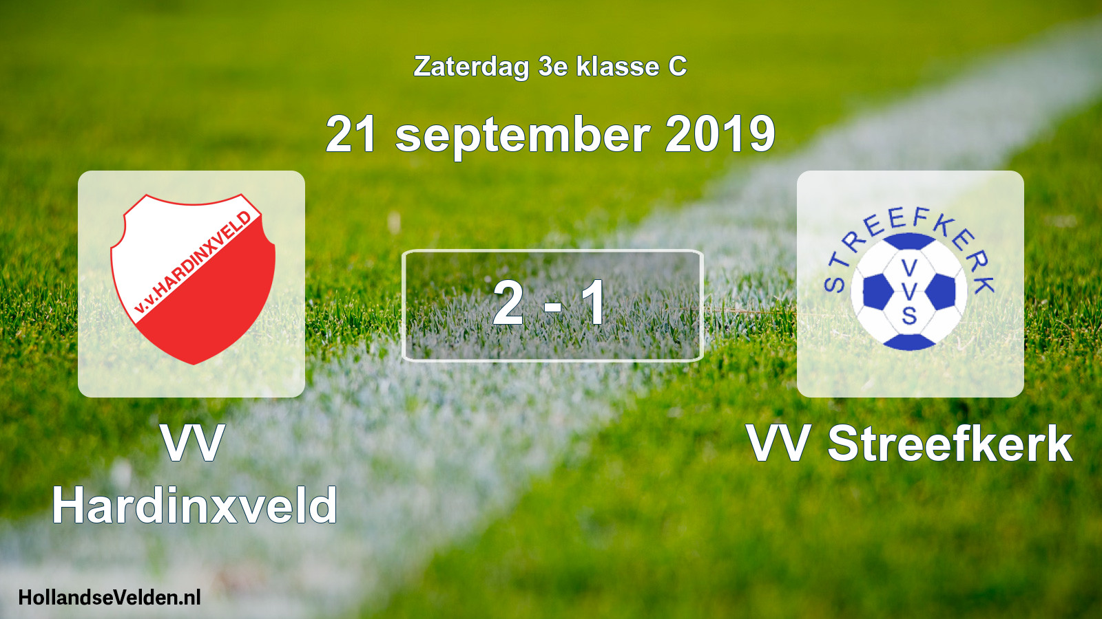 Total number of matches played: VV Hardinxveld - VV Streefkerk 2 - 1 (21 September 2019)