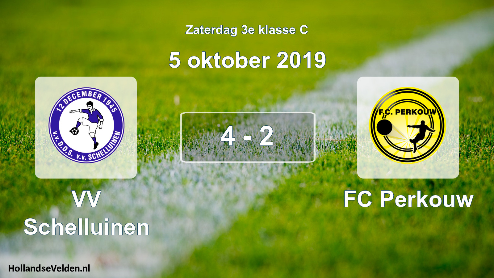 Total number of matches played: VV Schelluinen - FC Perkouw 4 - 2 (5 October 2019)
