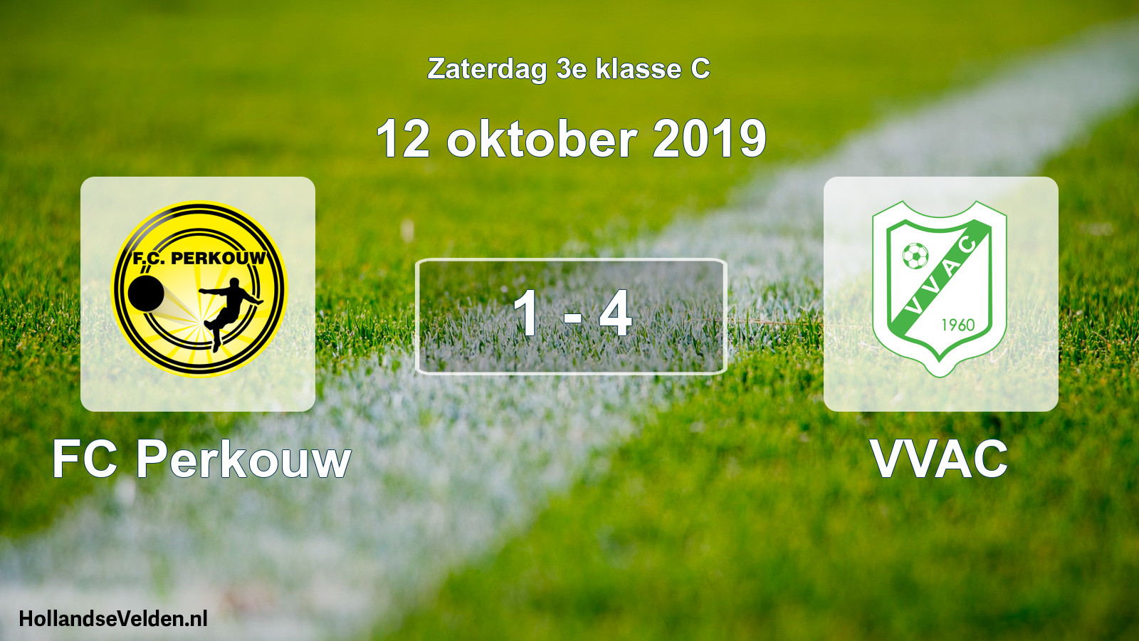 Total number of matches played: FC Perkouw - VVAC 1 - 4 (12 October 2019)