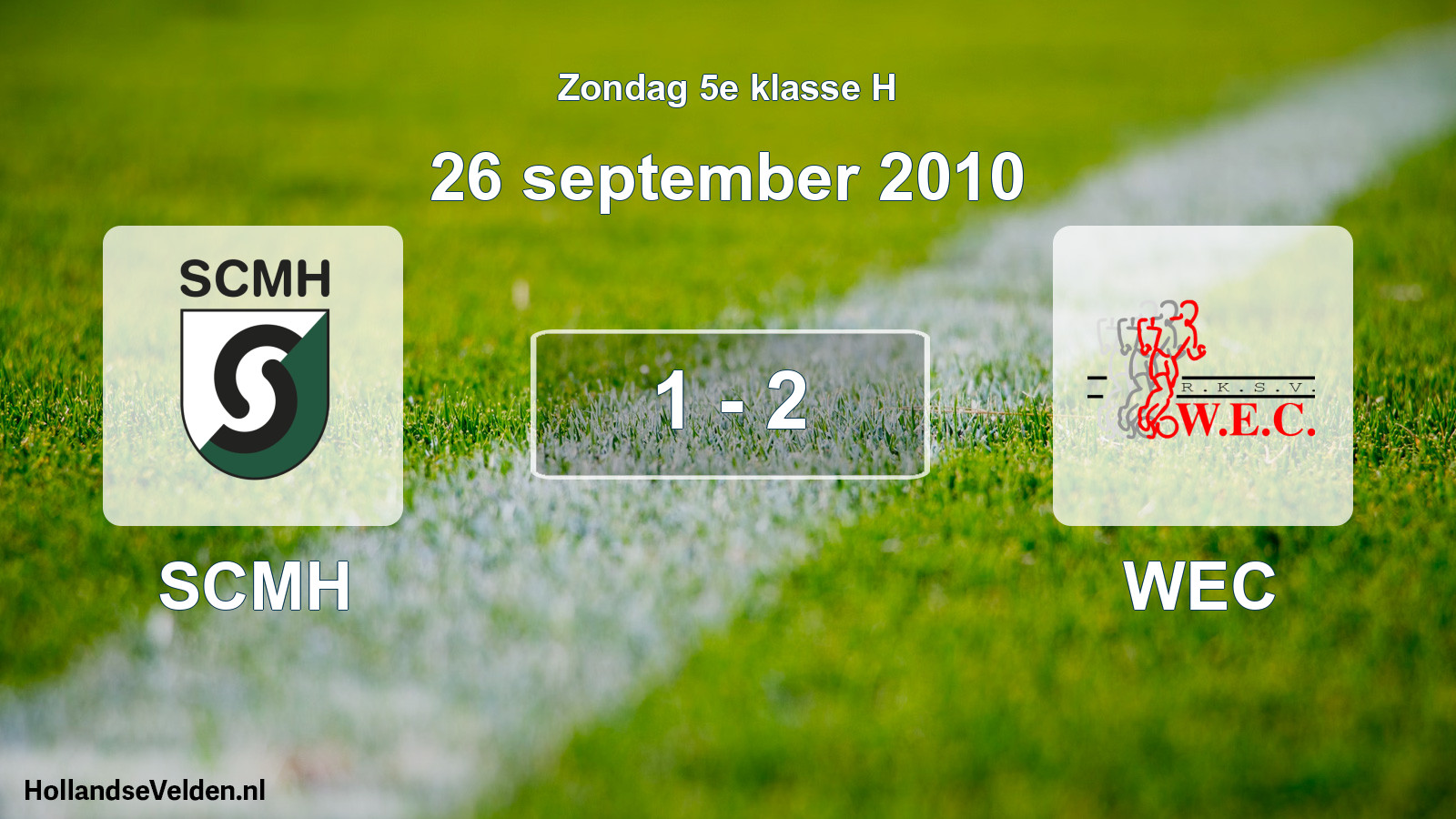 Total number of matches played: SCMH - WEC 1 - 2 (26 September 2010)