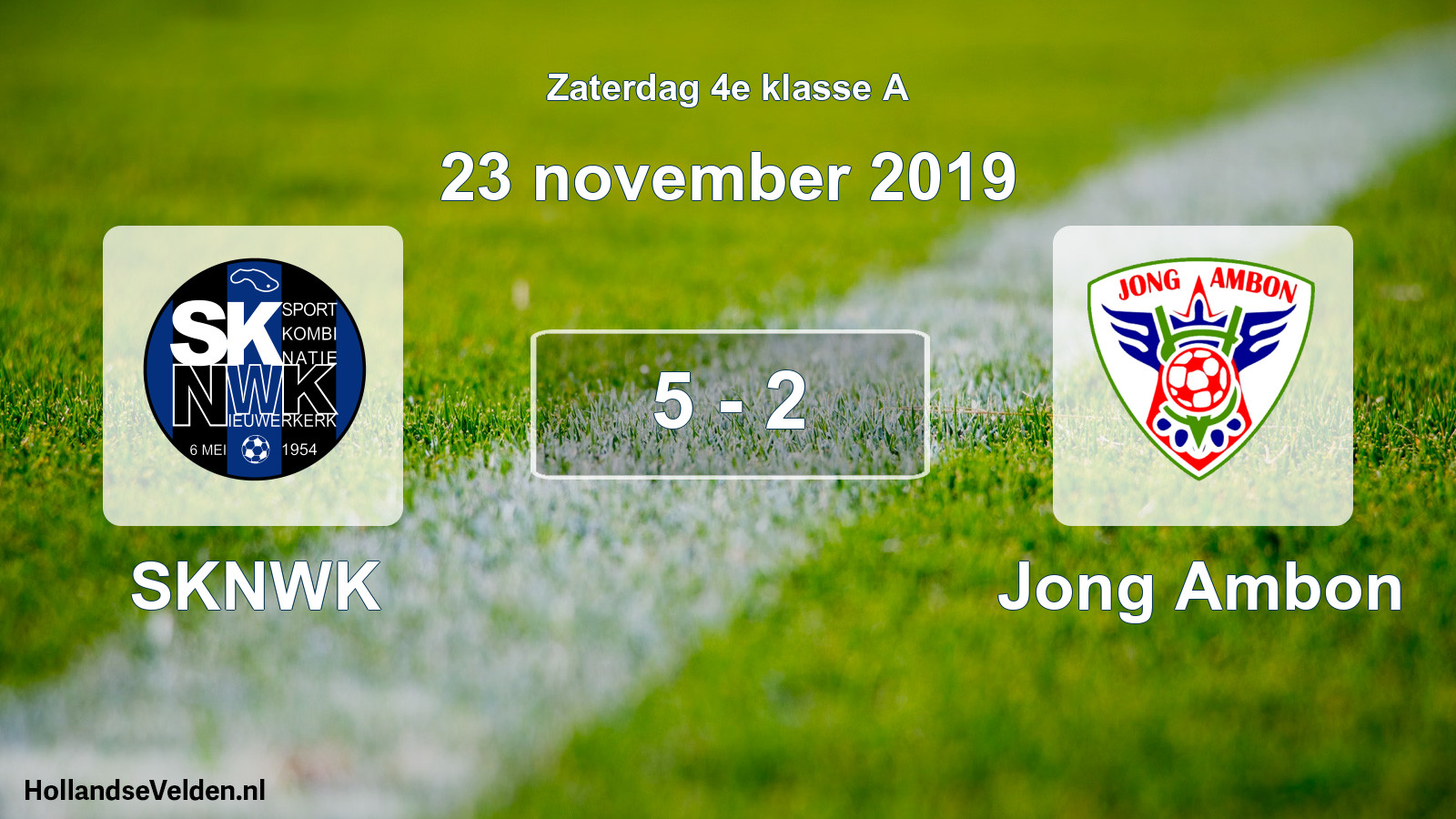 Total number of matches played: SKNWK - Jong Ambon 5 - 2 (23 November 2019)