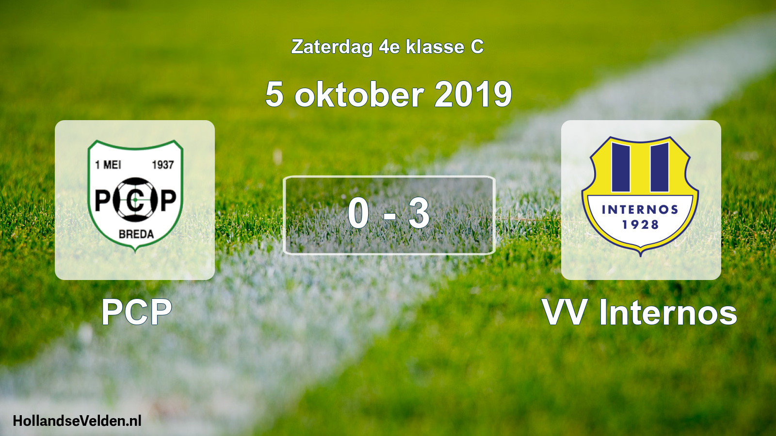 Total number of matches played: PCP - VV Internos 0 - 3 (5 October 2019)
