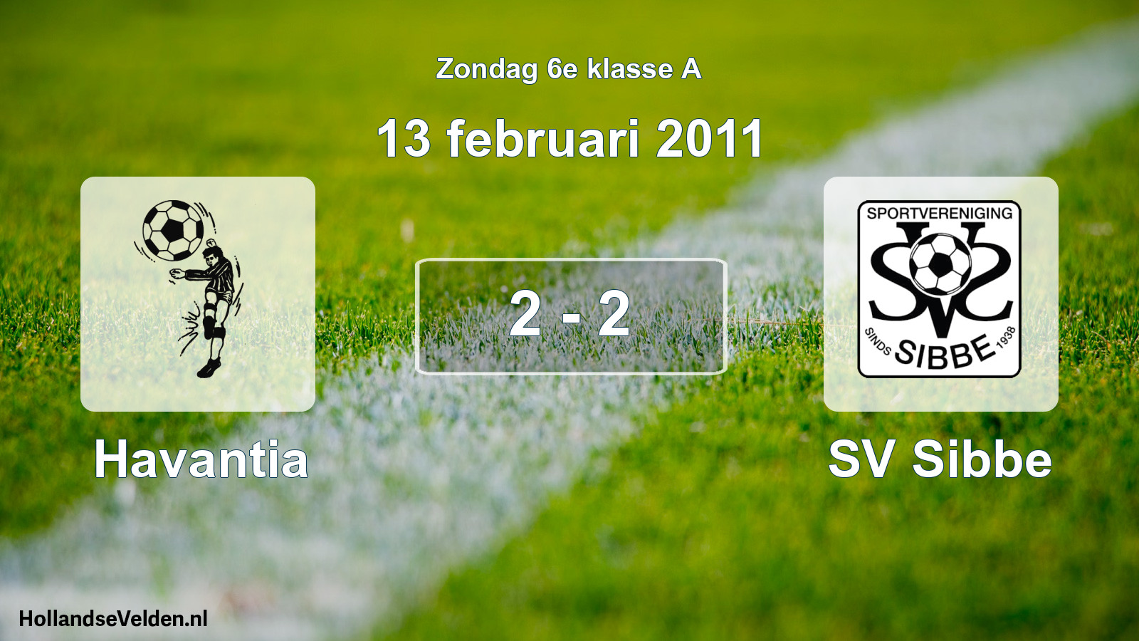 Total number of matches played: Havantia - SV Sibbe 2 - 2 (13 February 2011)