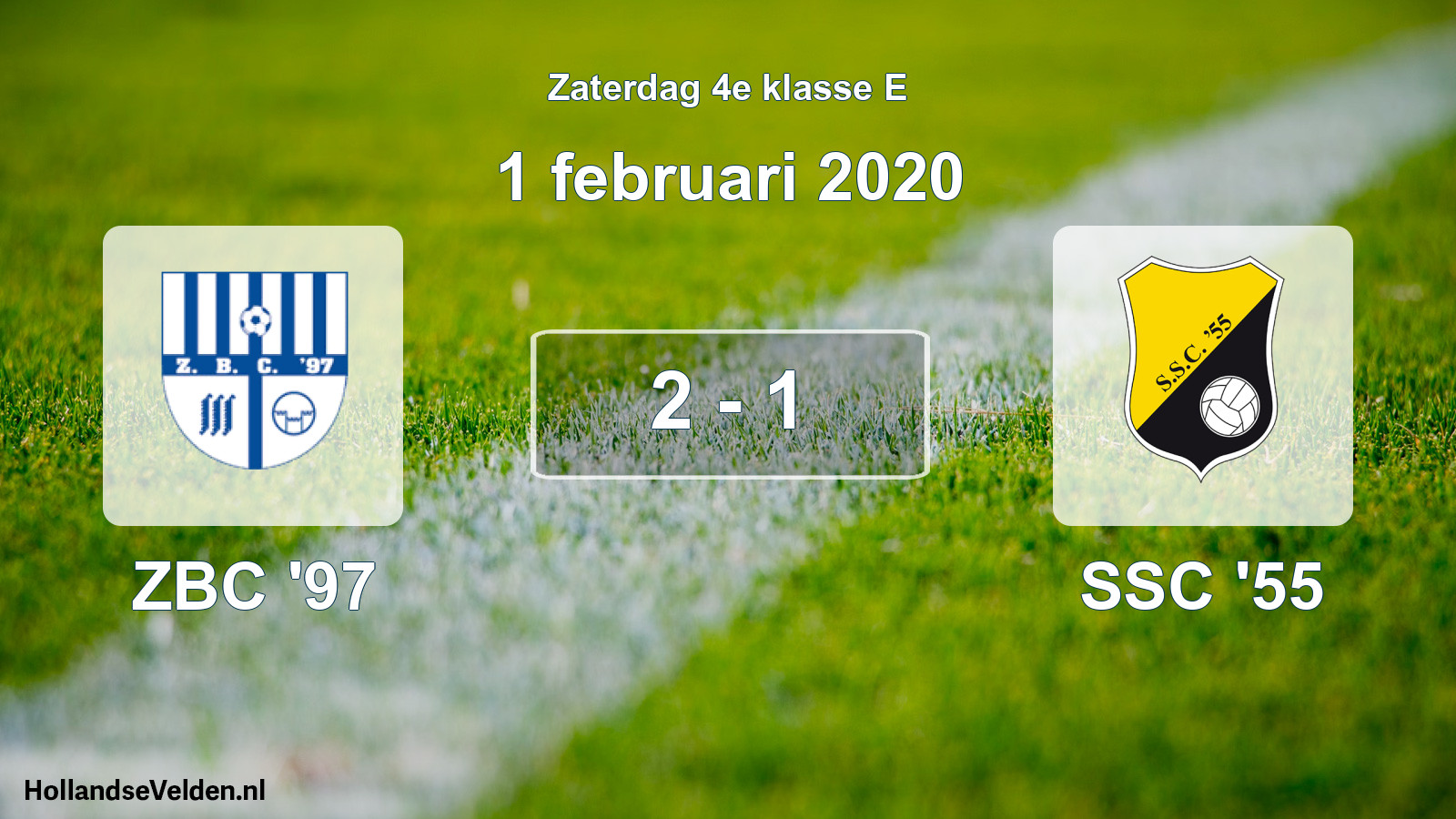 Total number of matches played: ZBC '97 - SSC '55 2 - 1 (1 February 2020)