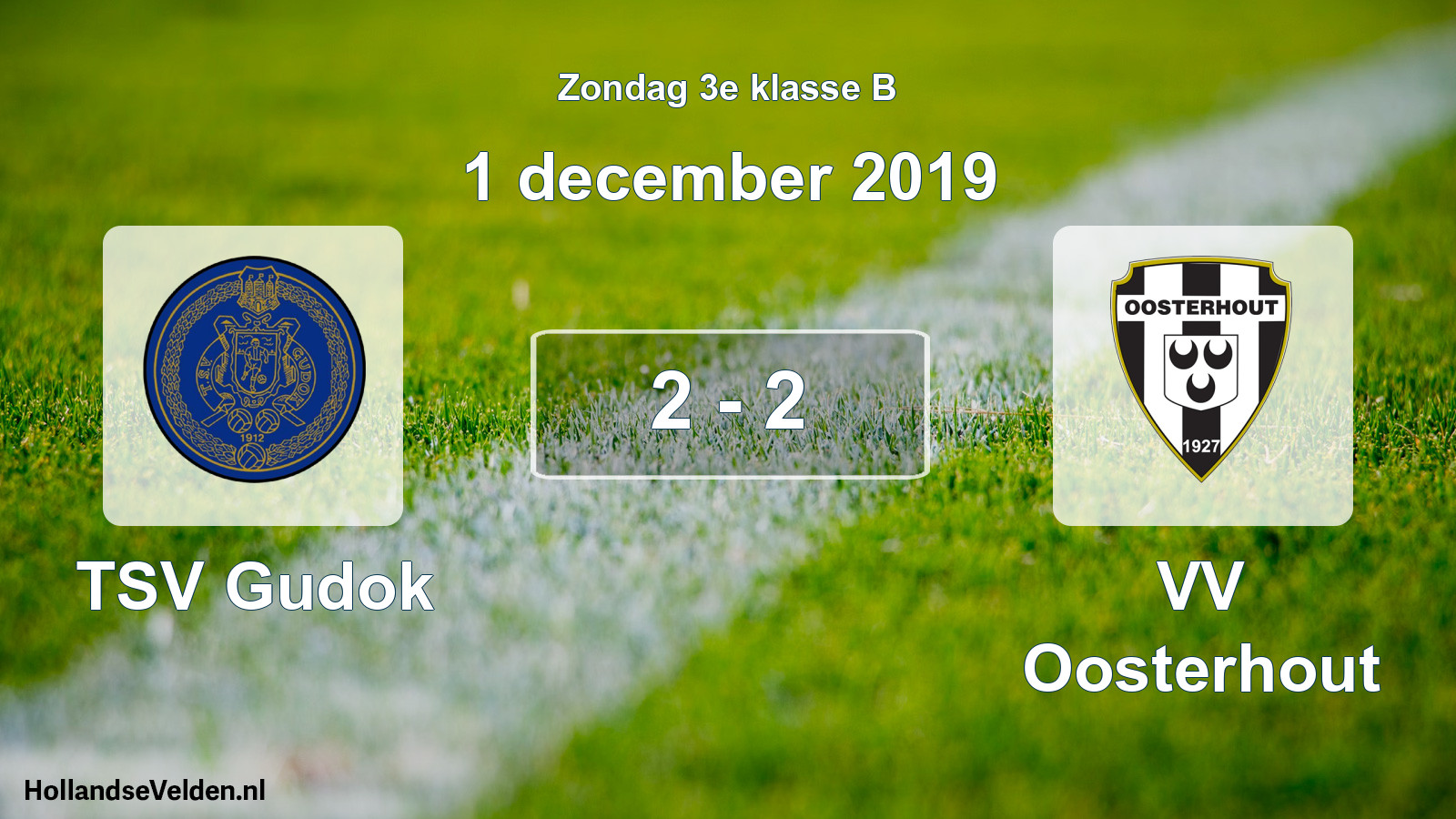 Total number of matches played: TSV Gudok - VV Oosterhout 2 - 2 (1 December 2019)