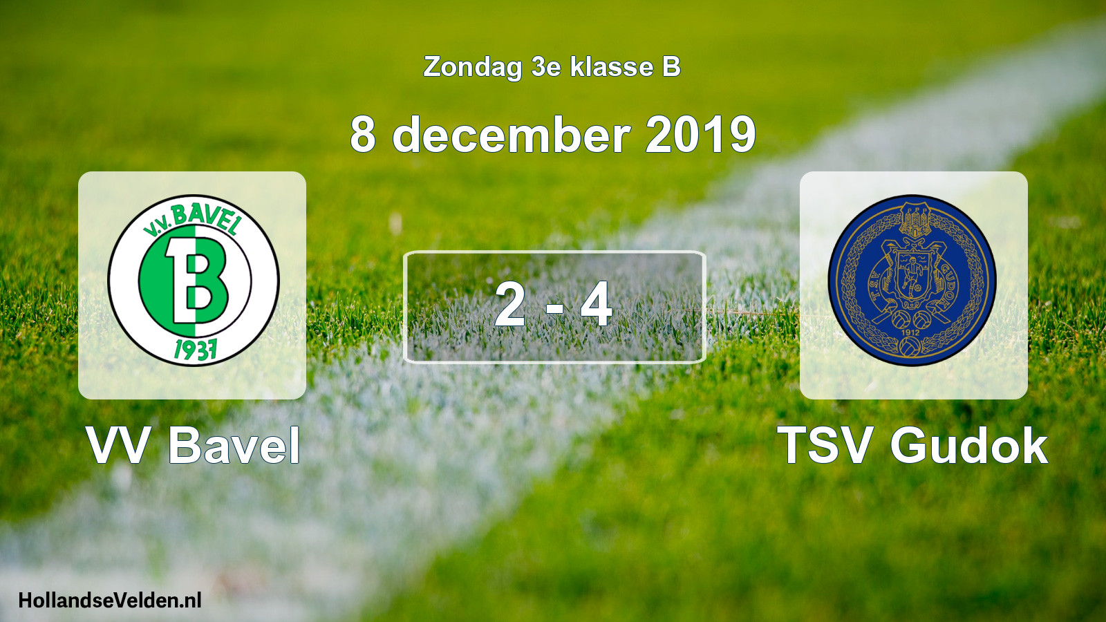Total number of matches played: VV Bavel - TSV Gudok 2 - 4 (8 December 2019)