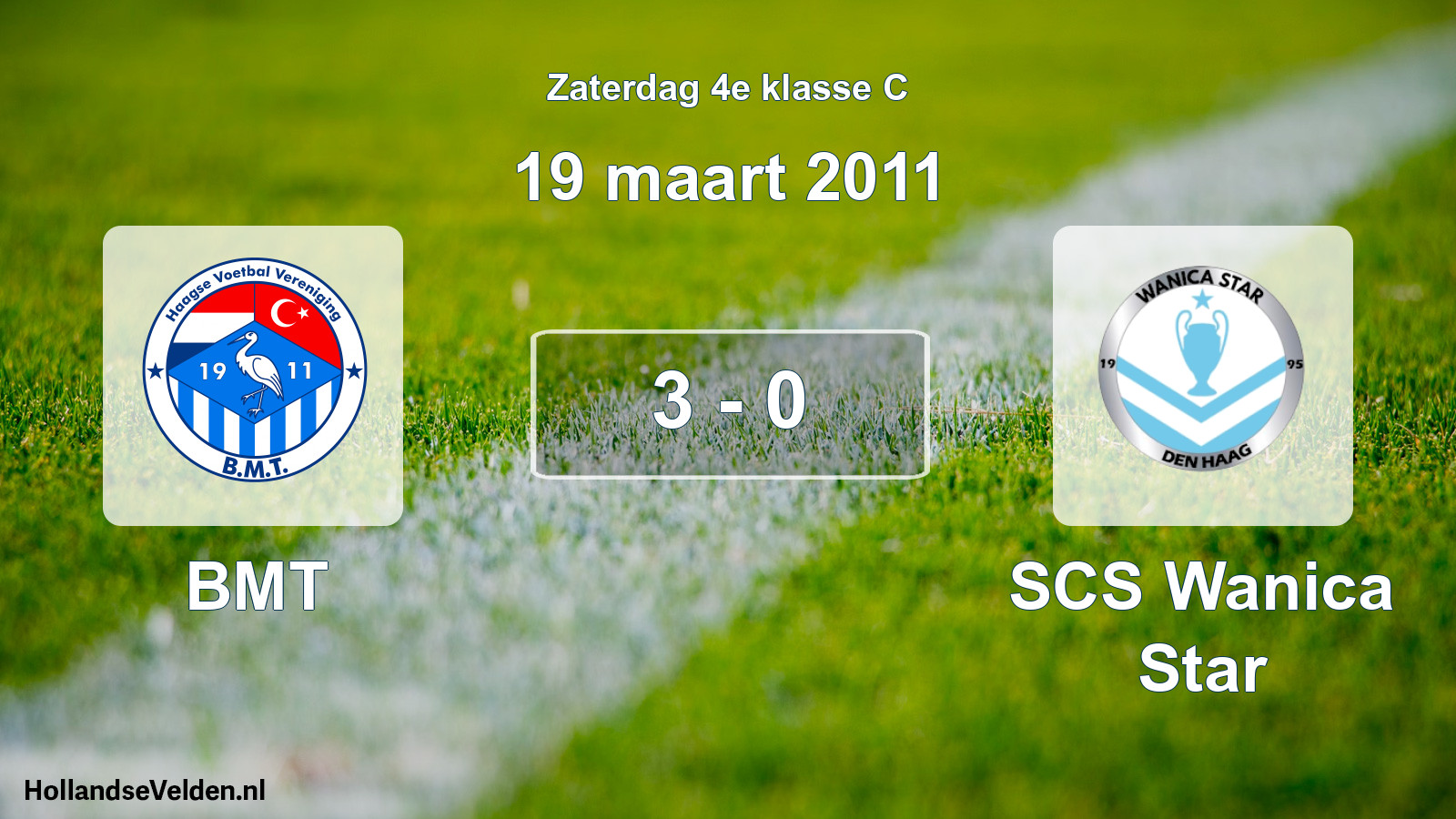 Total number of matches played: BMT - SCS Wanica Star 3 - 0 (19 March 2011)