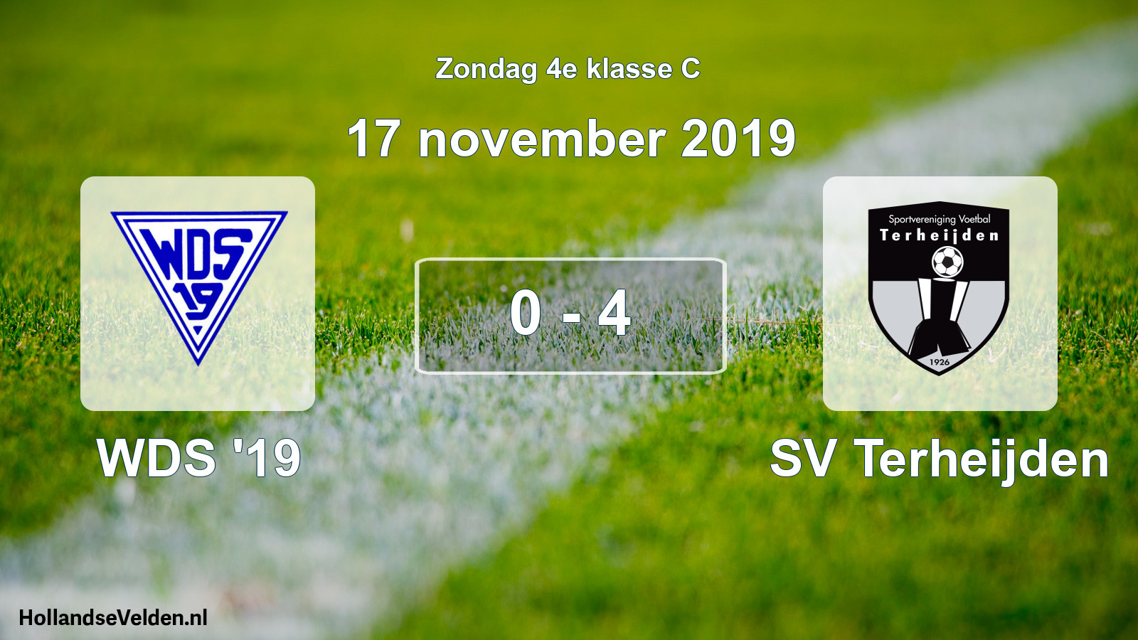 Total number of matches played: WDS '19 - SV Terheijden 0 - 4 (17 November 2019)