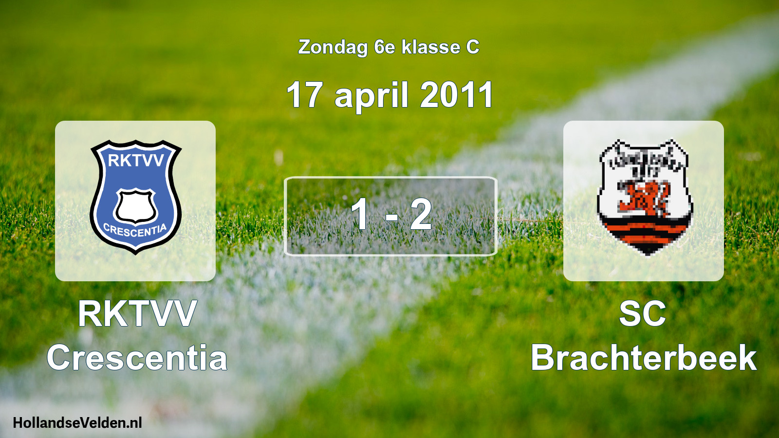 Total number of matches played: RKTVV Crescentia - SC Brachterbeek 1 - 2 (17 April 2011)
