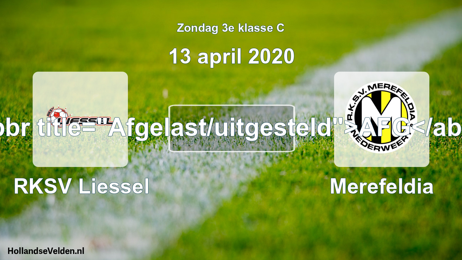 Scheduled Match: RKSV Liessel - Merefeldia (13 April 2020)