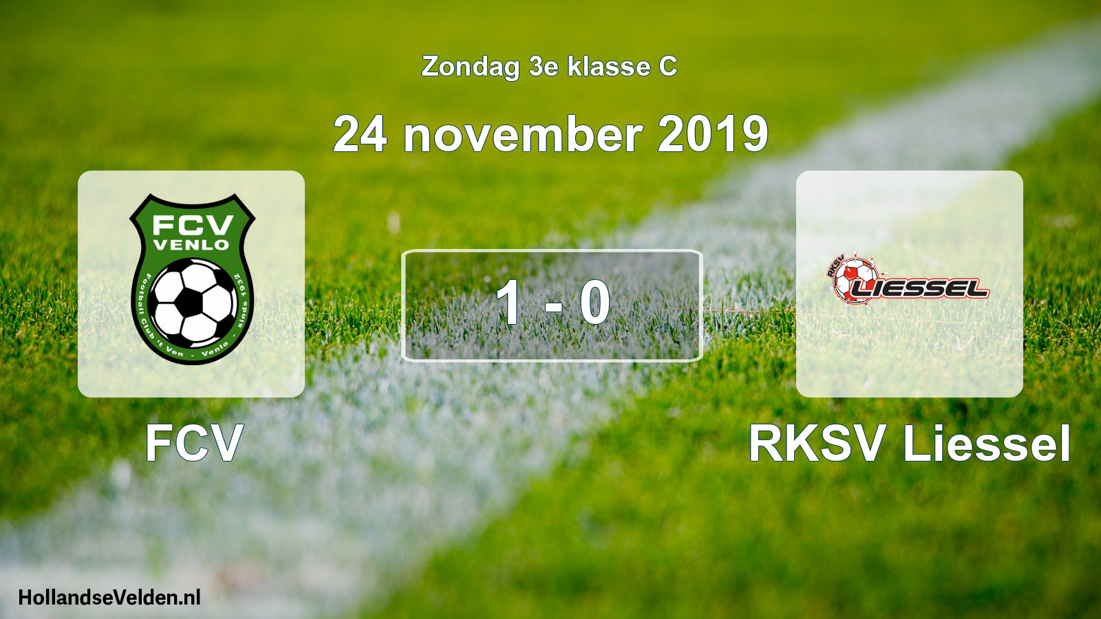 Total number of matches played: FCV - RKSV Liessel 1 - 0 (24 November 2019)
