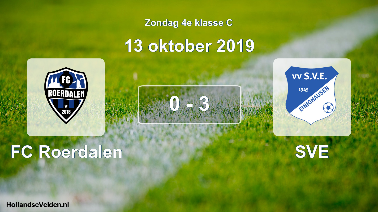 Total number of matches played: FC Roerdalen - SVE 0 - 3 (13 October 2019)