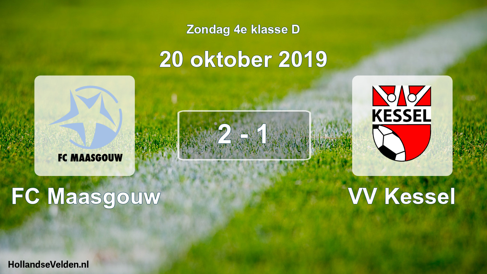 Total number of matches played: FC Maasgouw - VV Kessel 2 - 1 (20 October 2019)