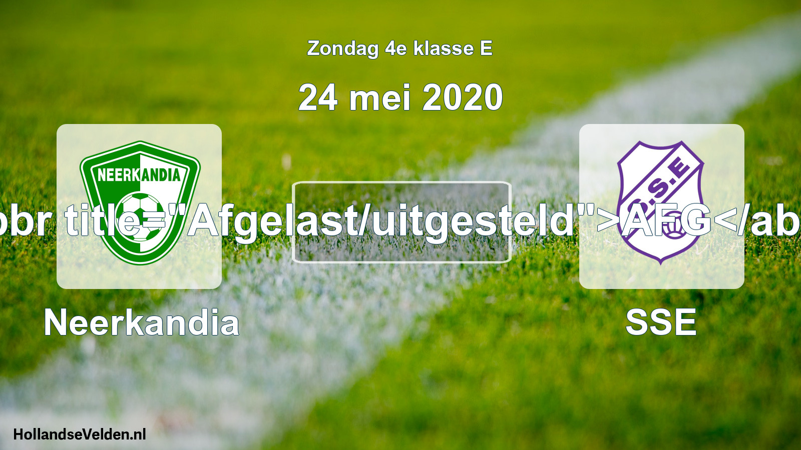 Scheduled Match: Neerkandia - SSE (24 May 2020)