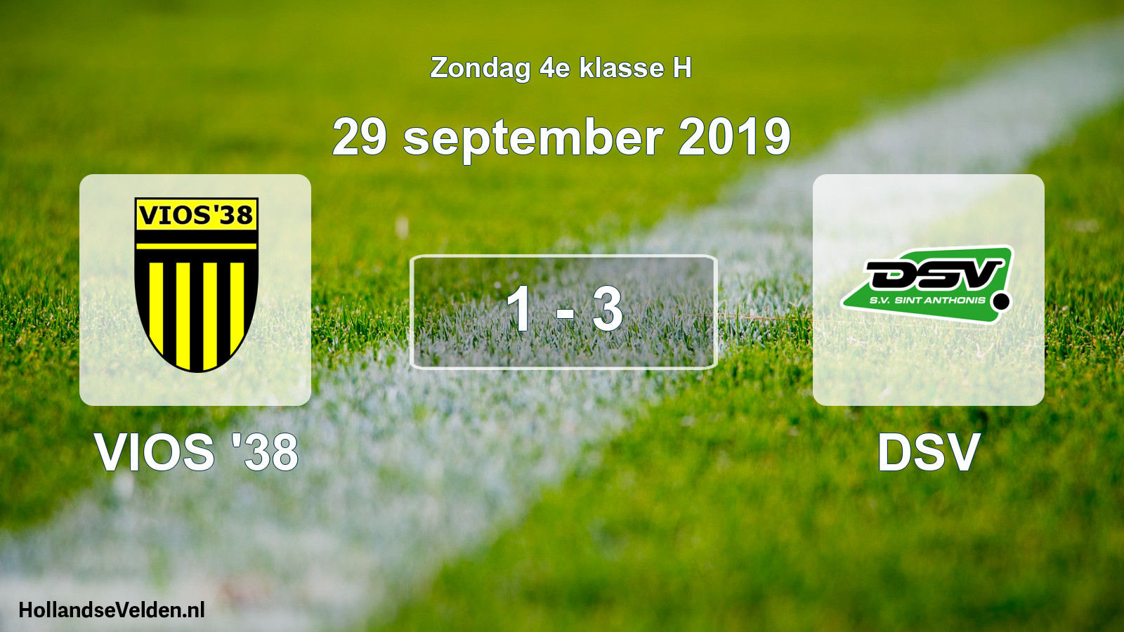 Total number of matches played: VIOS '38 - DSV 1 - 3 (29 September 2019)