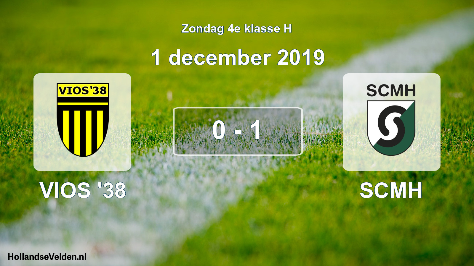 Total number of matches played: VIOS '38 - SCMH 0 - 1 (1 December 2019)