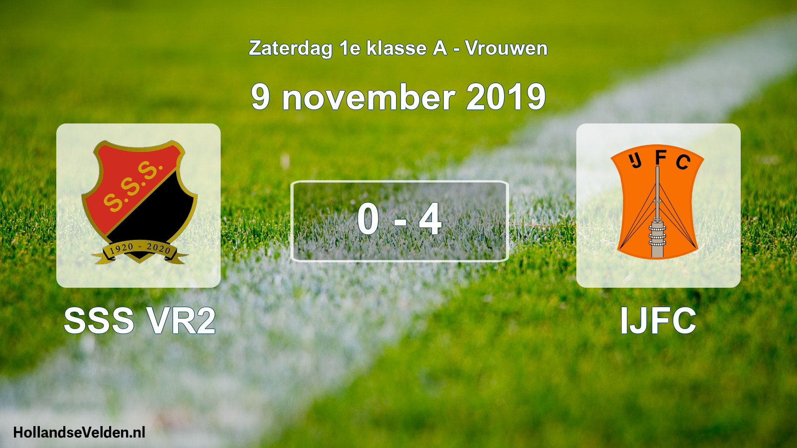 Total number of matches played: SSS VR2 - IJFC 0 - 4 (9 November 2019)
