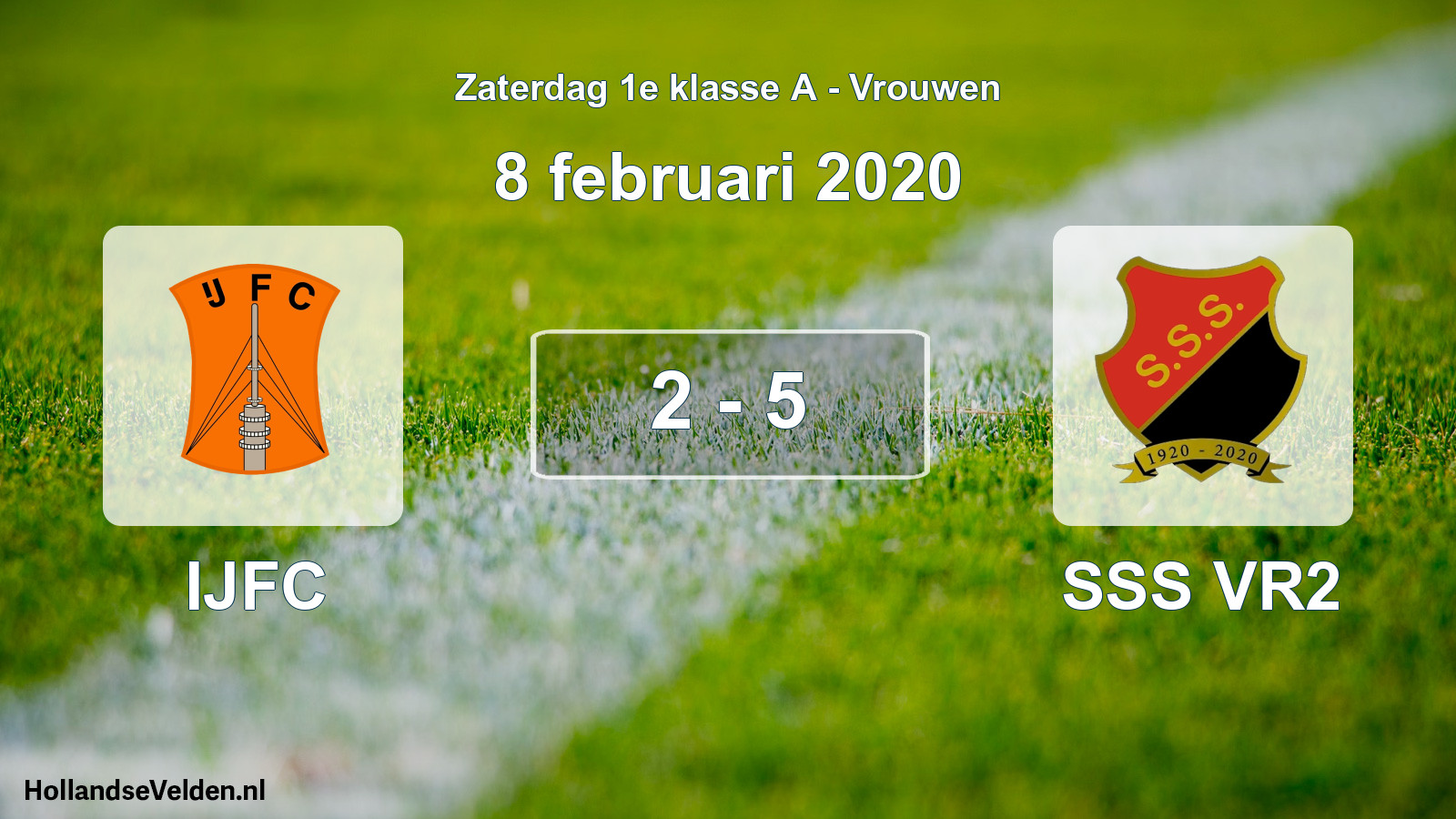 Total number of matches played: IJFC - SSS VR2 2 - 5 (8 February 2020)