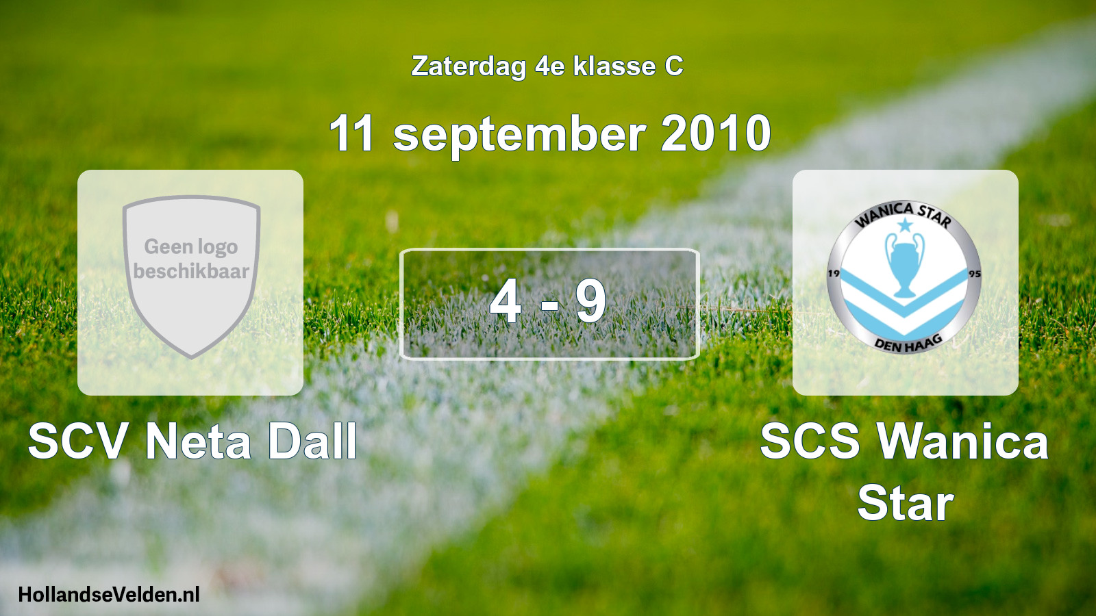 Gespeelde wedstrijd: SCV Neta Dall - SCS Wanica Star 4 - 9 (11 september 2010)
