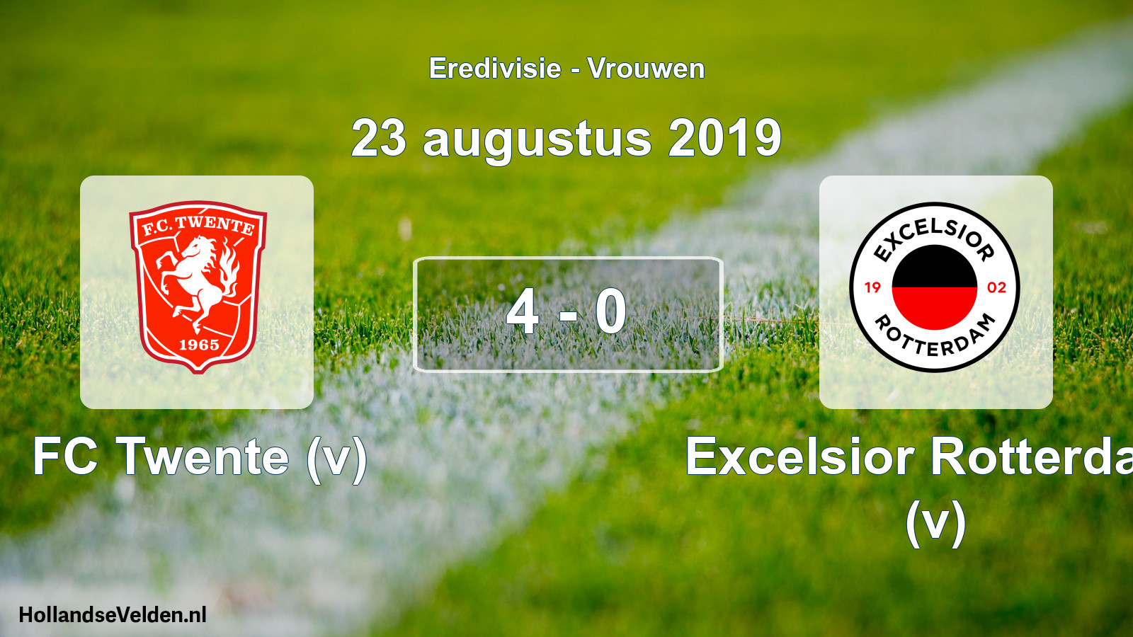 Total number of matches played: FC Twente (v) - Excelsior Rotterdam (v) 4 - 0 (23 August 2019)