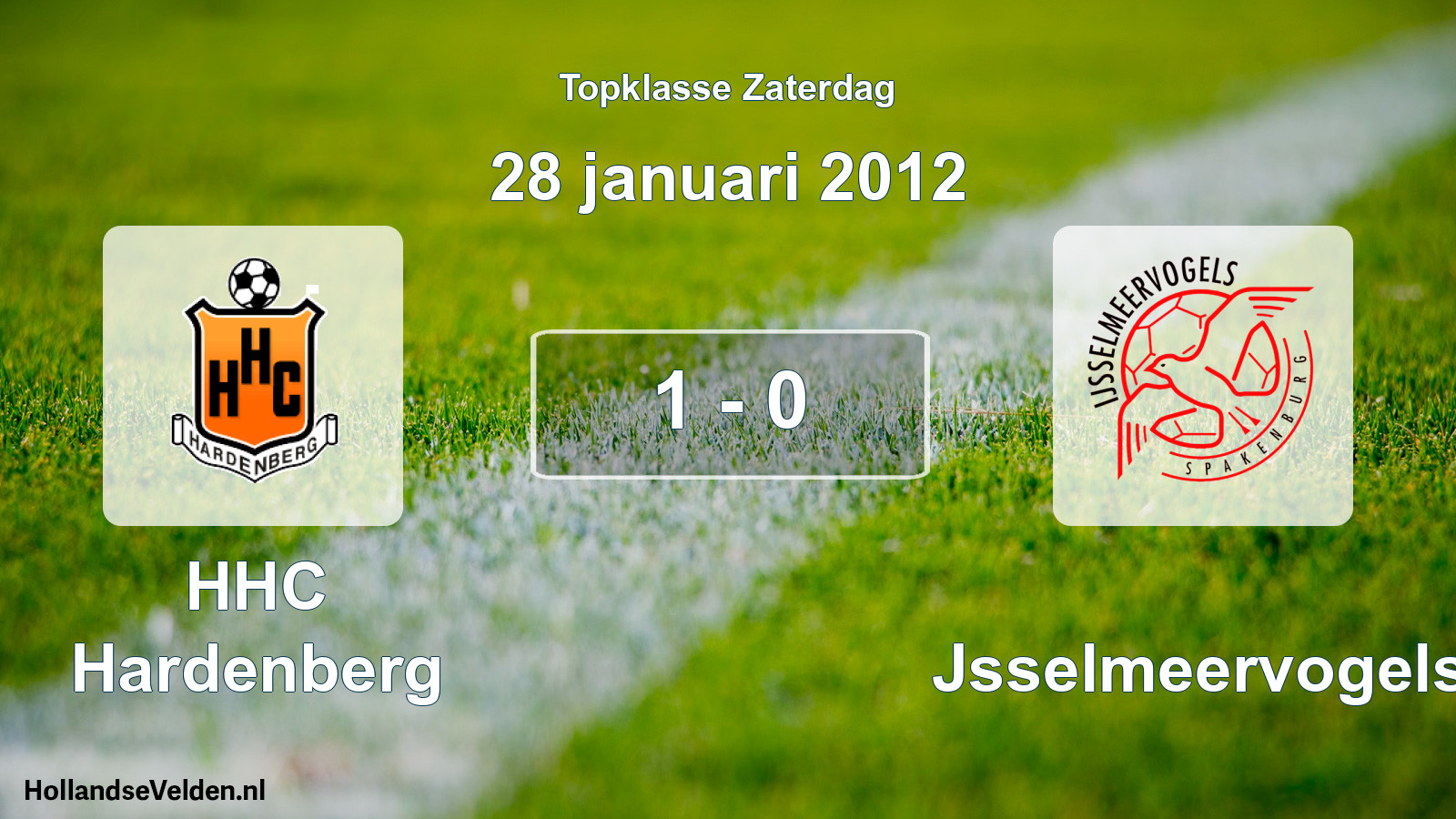Total number of matches played: HHC Hardenberg - IJsselmeervogels 1 - 0 (28 January 2012)