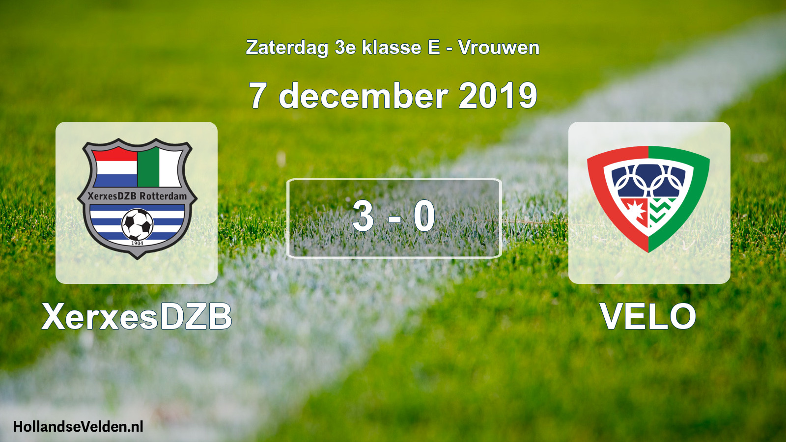 Total number of matches played: XerxesDZB - VELO 3 - 0 (7 December 2019)
