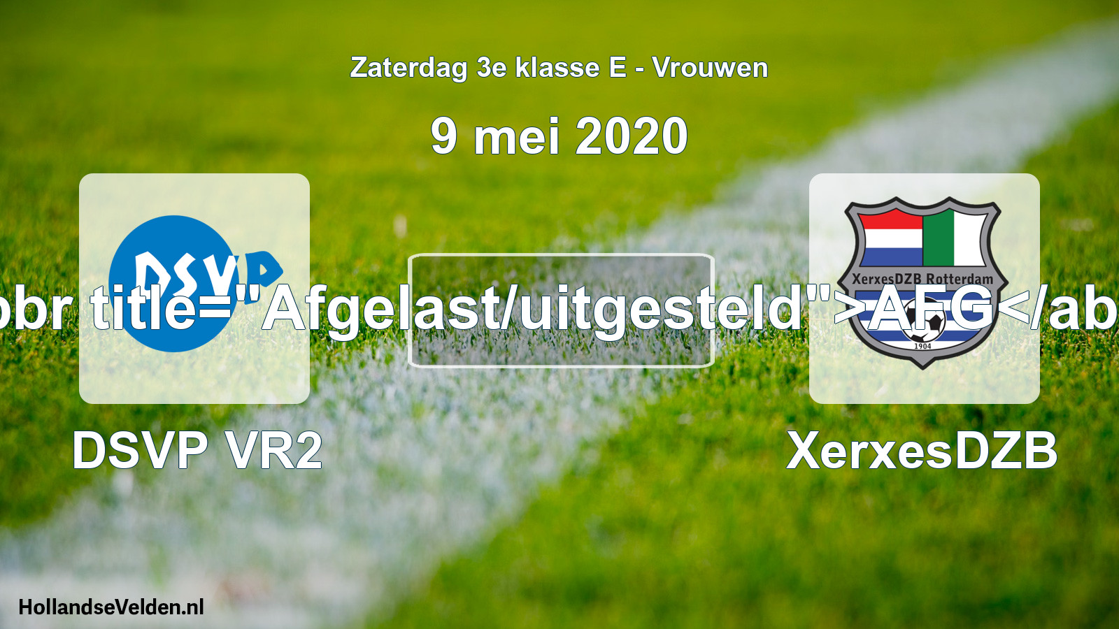 Scheduled Match: DSVP VR2 - XerxesDZB (9 May 2020)