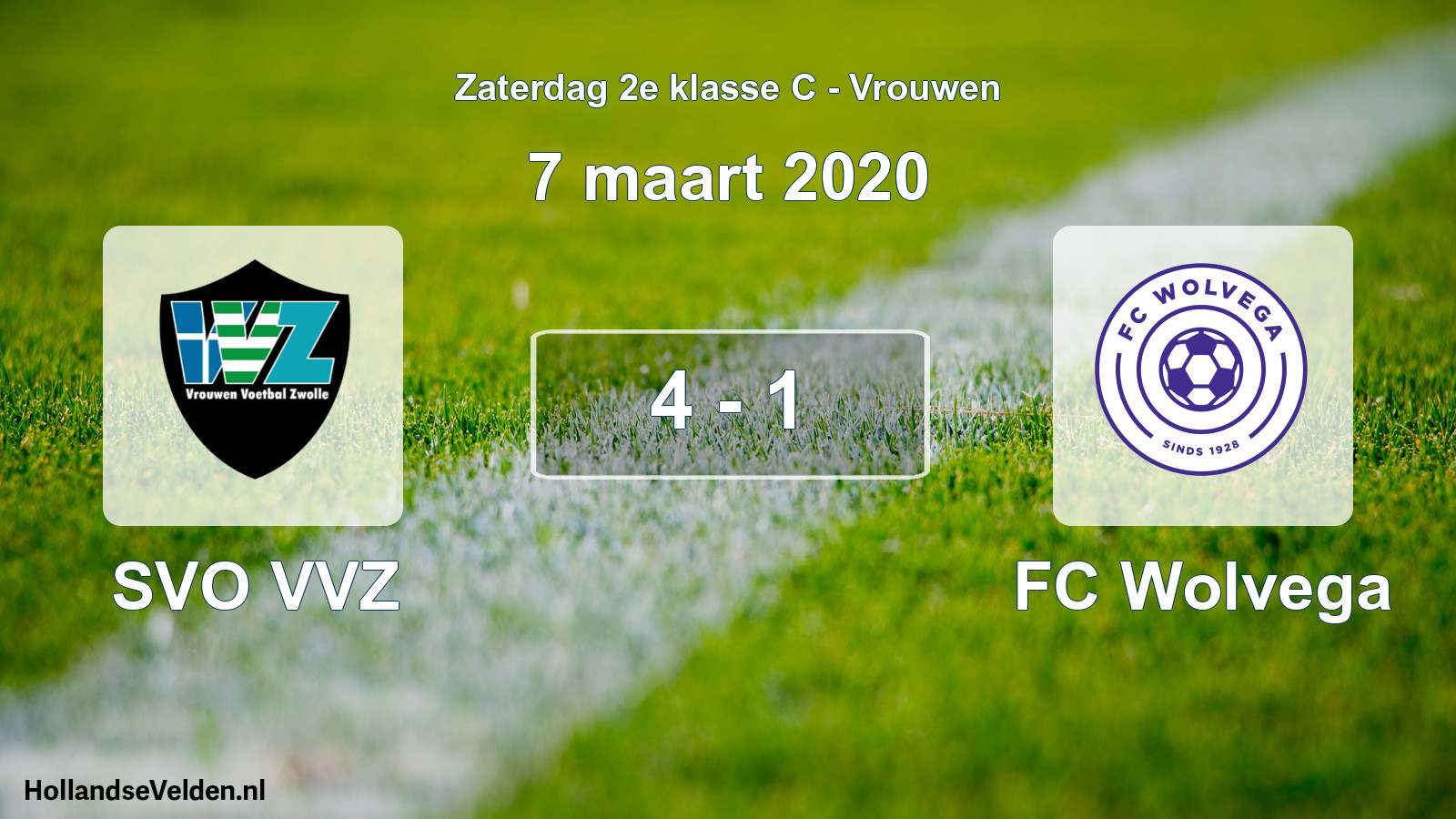 Total number of matches played: SVO VVZ - FC Wolvega 4 - 1 (7 March 2020)