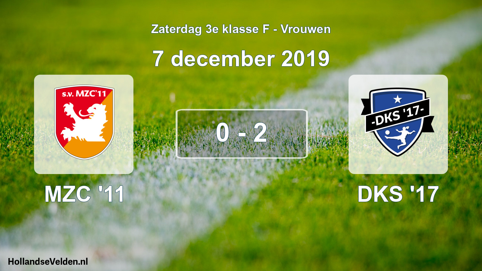 Total number of matches played: MZC '11 - DKS '17 0 - 2 (7 December 2019)