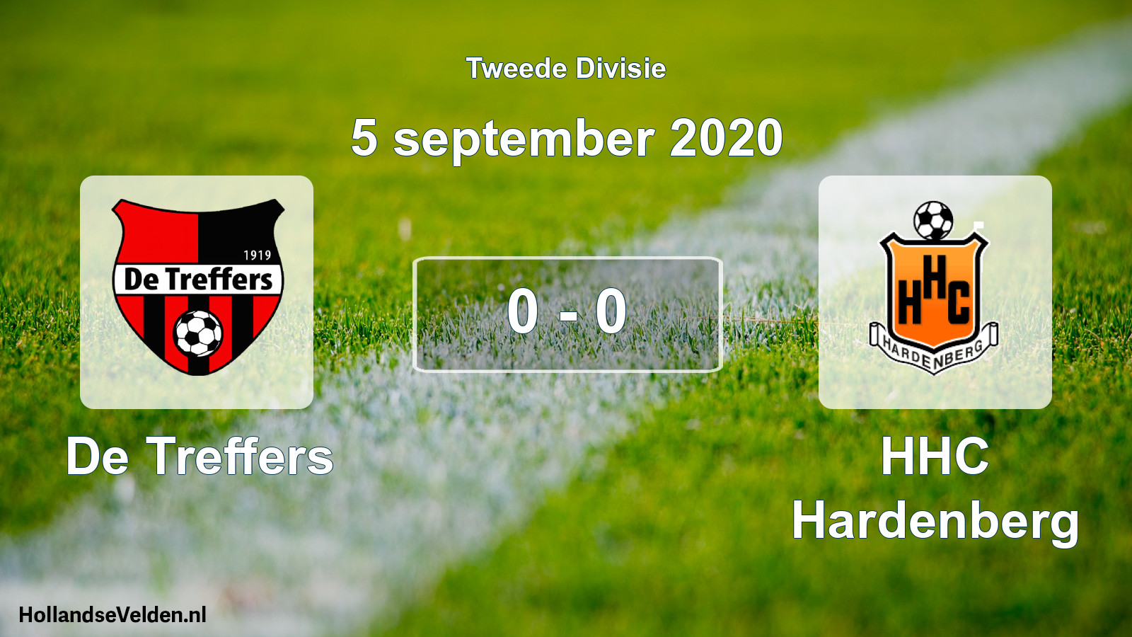 Total number of matches played: De Treffers - HHC Hardenberg 0 - 0 (5 September 2020)