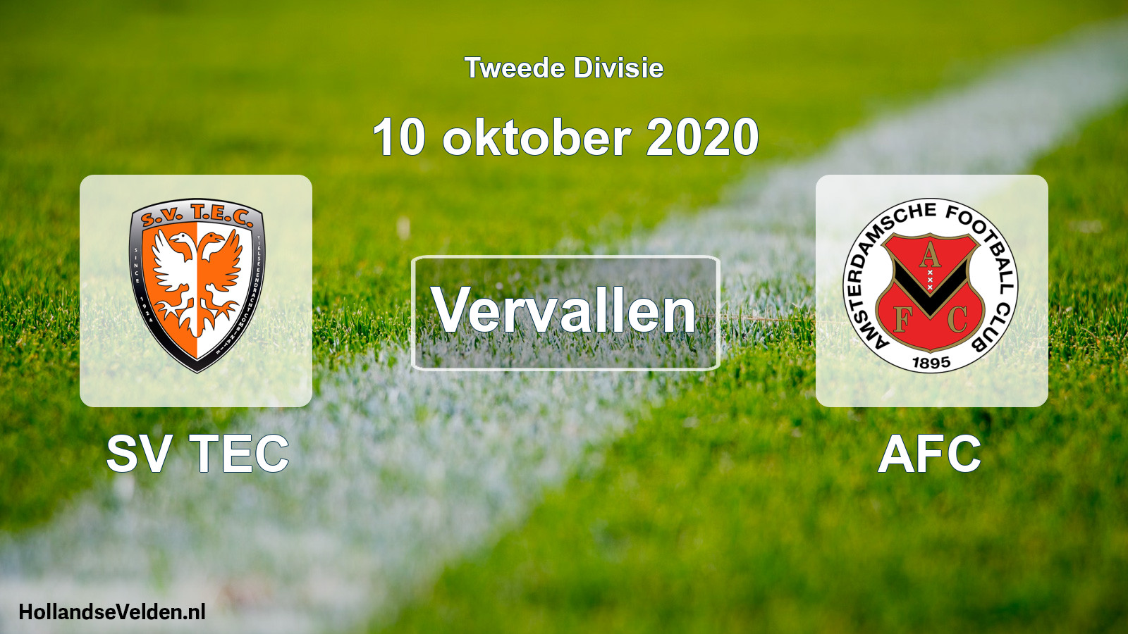 Scheduled Match: SV TEC - AFC (10 October 2020)