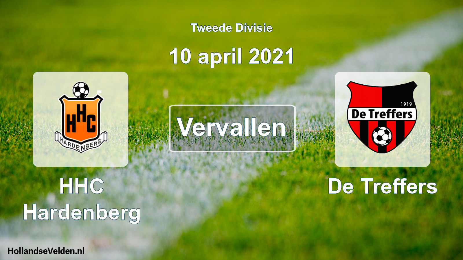 Scheduled Match: HHC Hardenberg - De Treffers (10 April 2021)