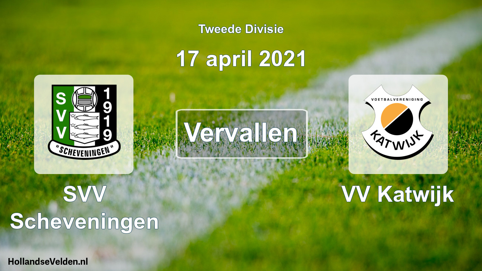 Scheduled Match: SVV Scheveningen - VV Katwijk (17 April 2021)