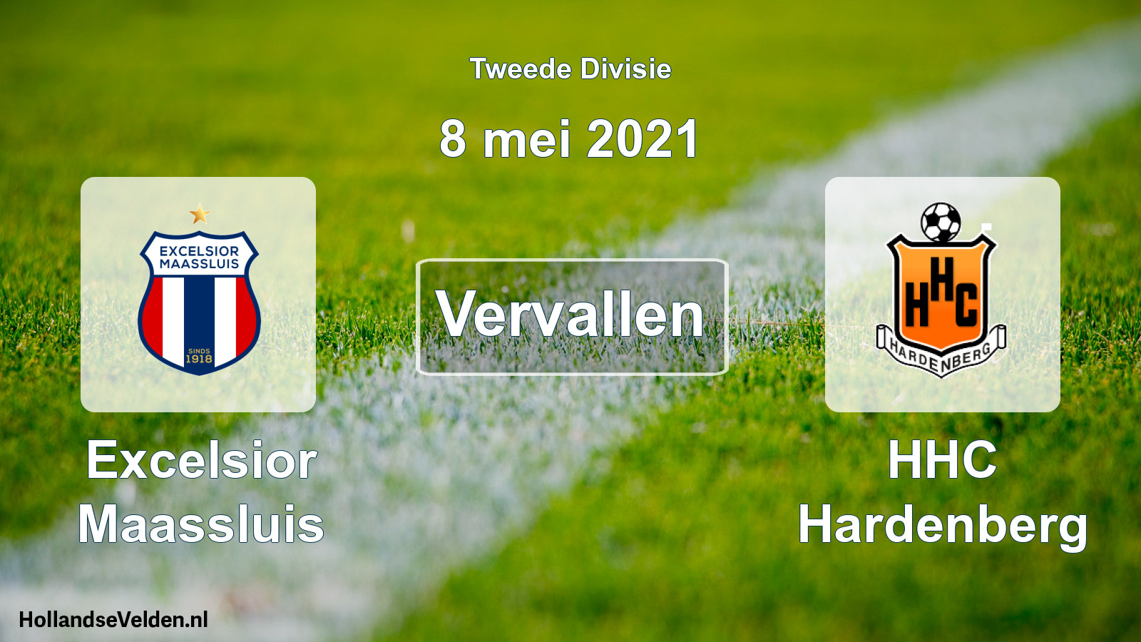 Scheduled Match: Excelsior Maassluis - HHC Hardenberg (8 May 2021)