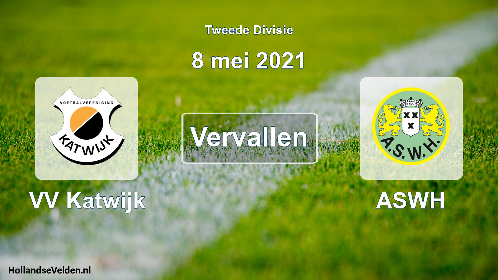 Scheduled Match: VV Katwijk - ASWH (8 May 2021)