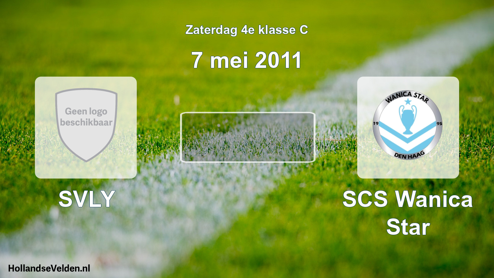Geplande wedstrijd: SVLY - SCS Wanica Star (7 mei 2011)