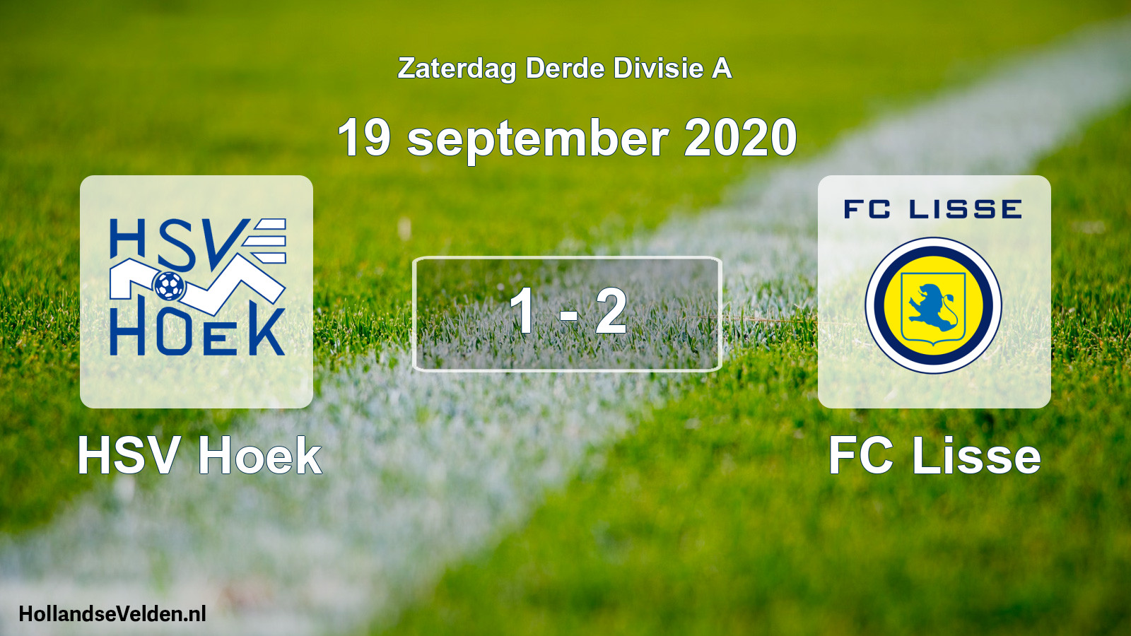 Total number of matches played: HSV Hoek - FC Lisse 1 - 2 (19 September 2020)