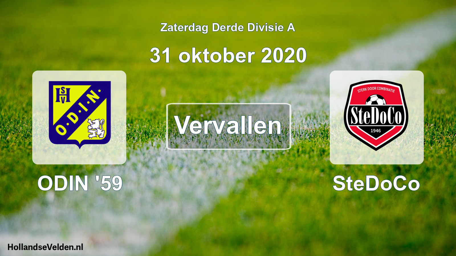 Scheduled Match: ODIN '59 - SteDoCo (31 October 2020)