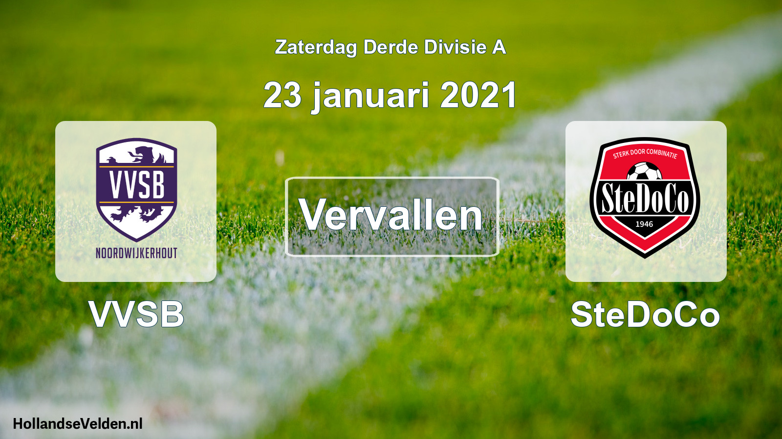 Scheduled Match: VVSB - SteDoCo (23 January 2021)