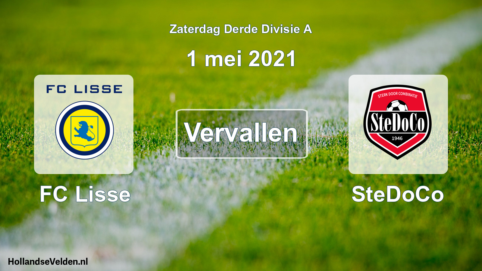 Scheduled Match: FC Lisse - SteDoCo (1 May 2021)