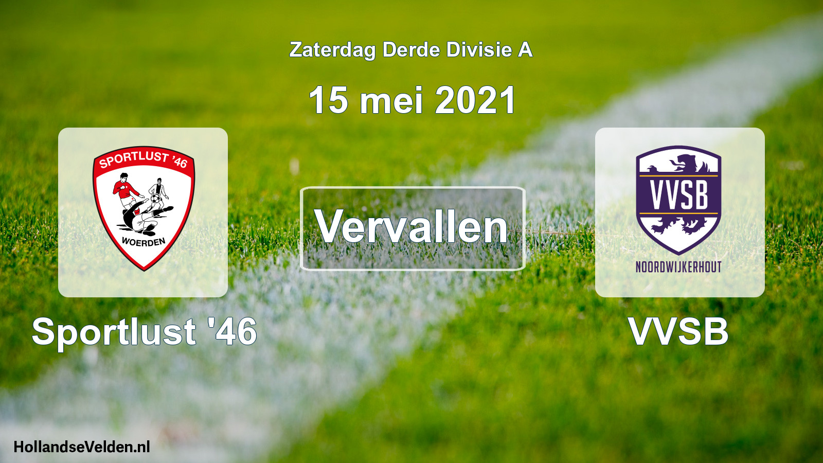 Scheduled Match: Sportlust '46 - VVSB (15 May 2021)