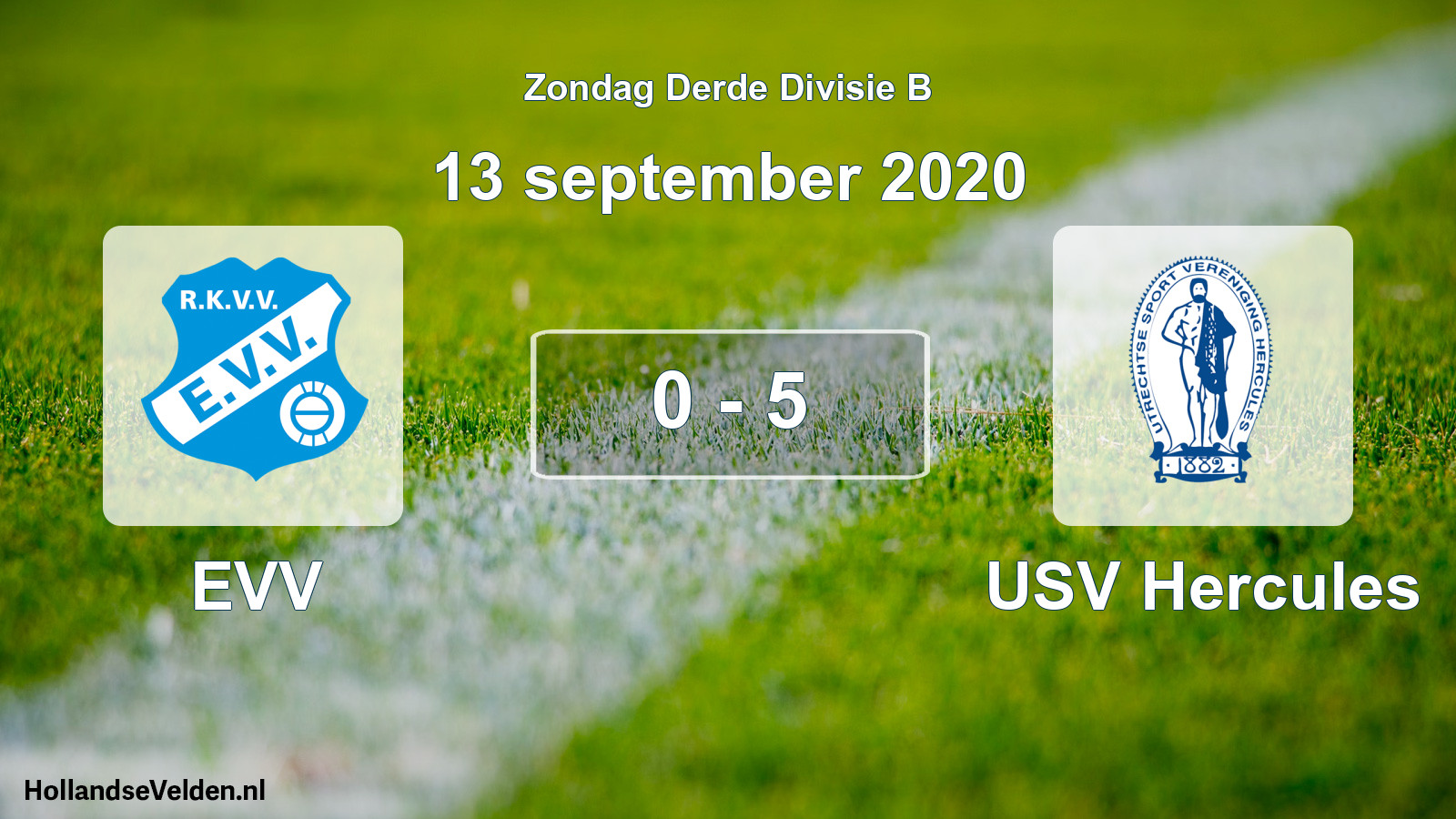 Total number of matches played: EVV - USV Hercules 0 - 5 (13 September 2020)