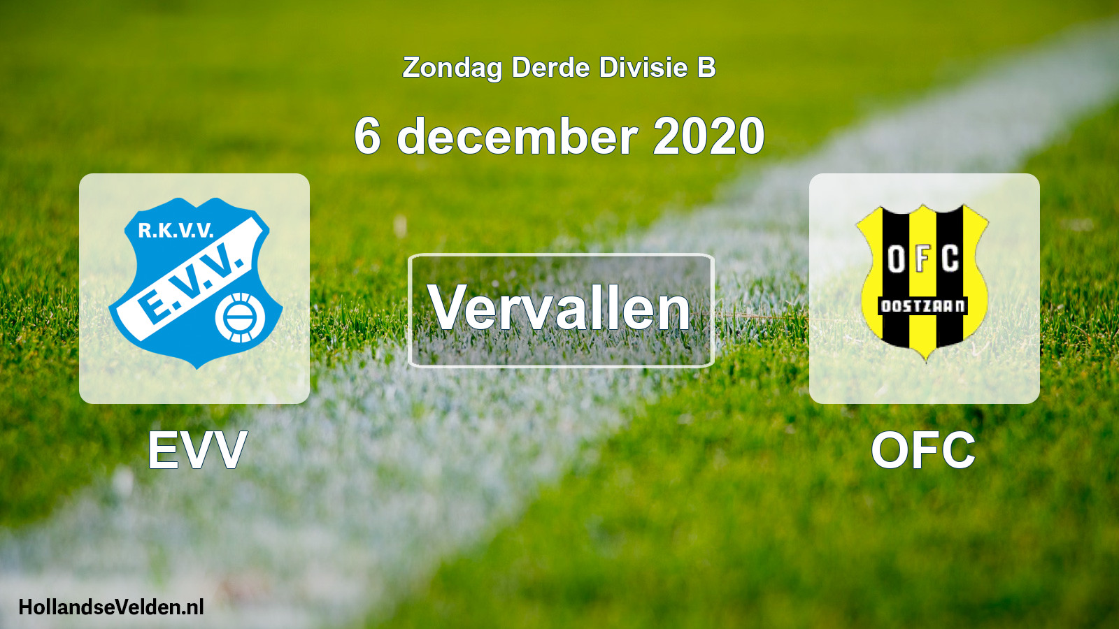 Scheduled Match: EVV - OFC (6 December 2020)