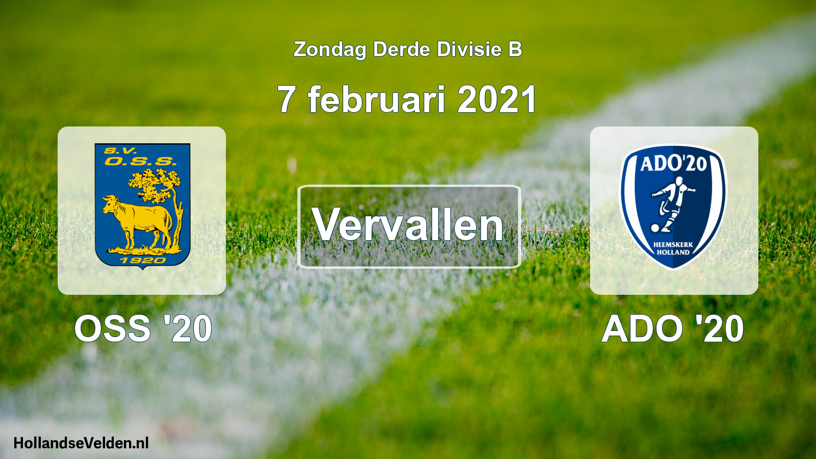 Scheduled Match: OSS '20 - ADO '20 (7 February 2021)