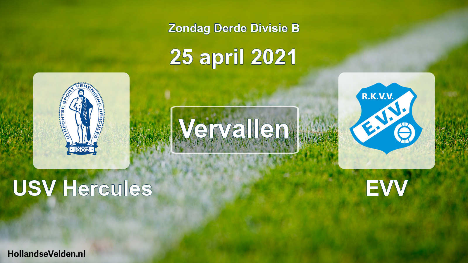 Scheduled Match: USV Hercules - EVV (25 April 2021)