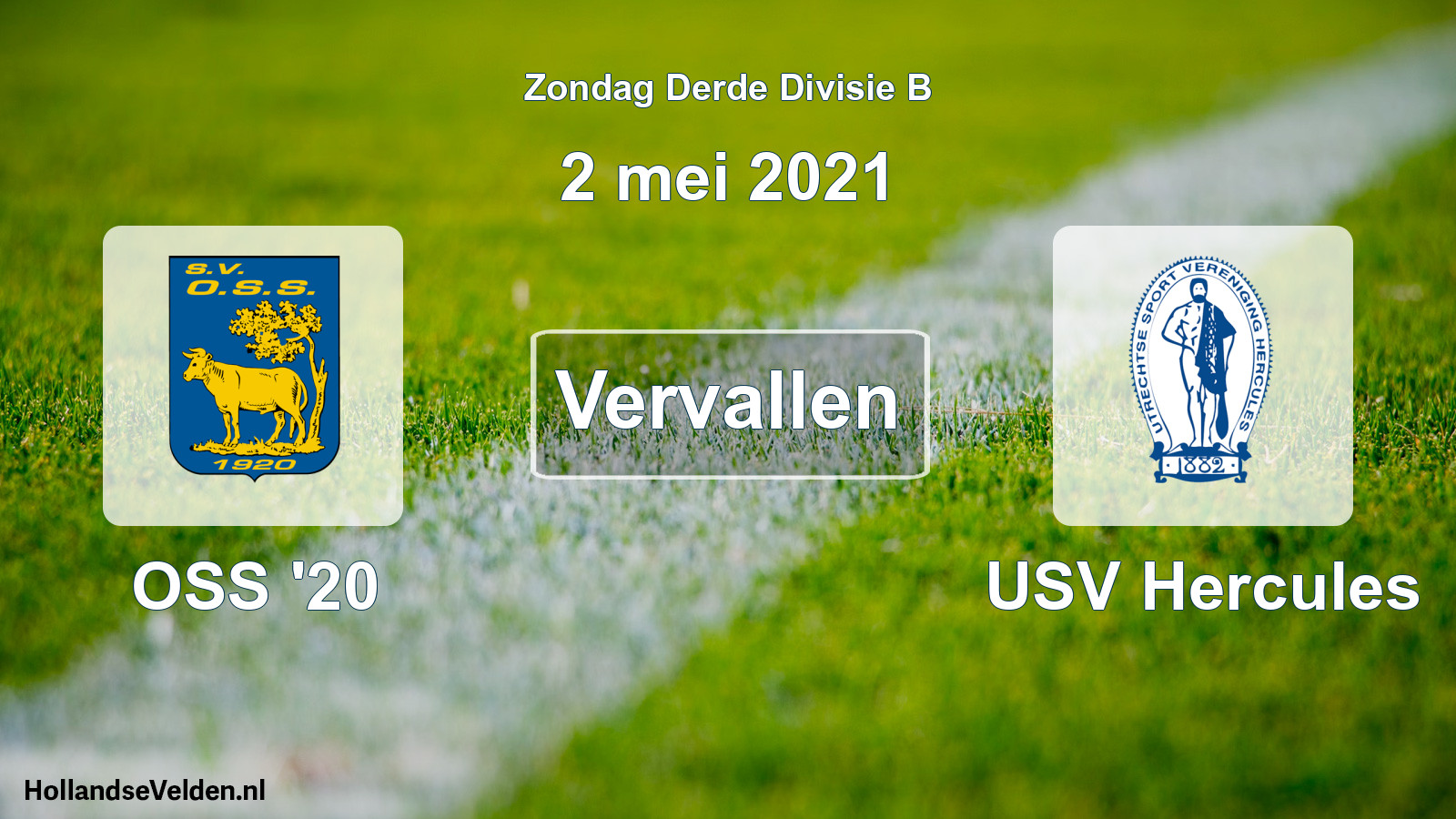 Scheduled Match: OSS '20 - USV Hercules (2 May 2021)