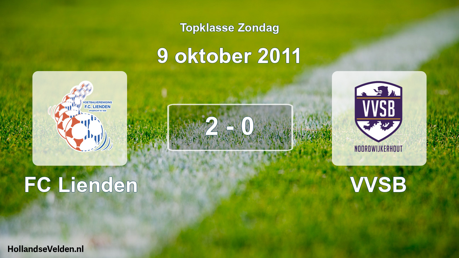 Total number of matches played: FC Lienden - VVSB 2 - 0 (9 October 2011)