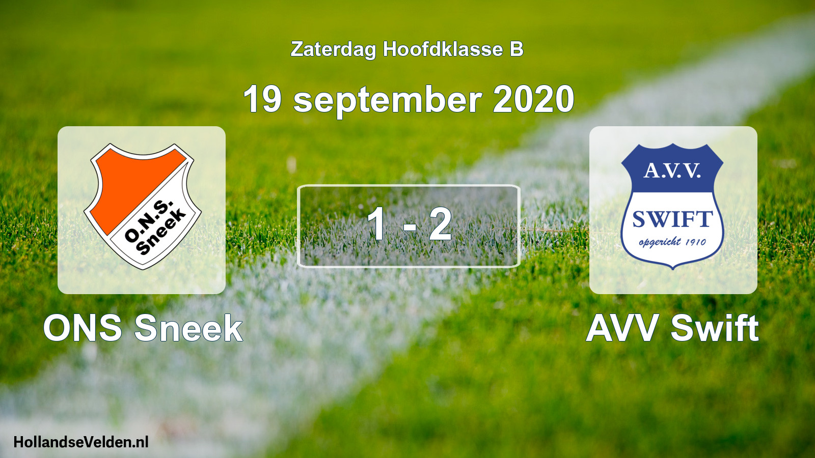 Total number of matches played: ONS Sneek - AVV Swift 1 - 2 (19 September 2020)